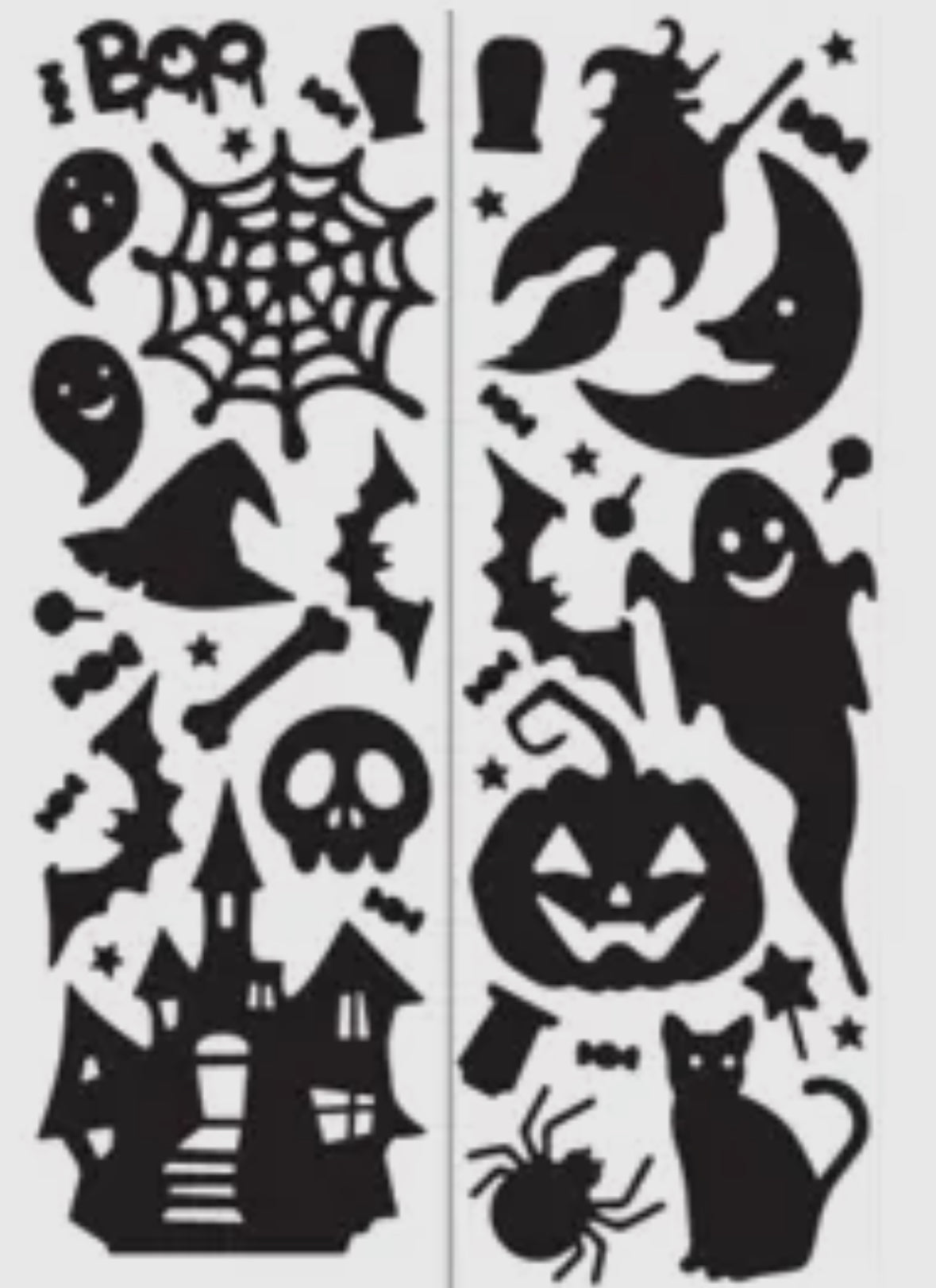 Halloween Town Gloplay Stickers