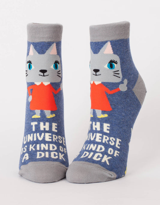 Universe Is Kind Of A Dick Ankle Socks