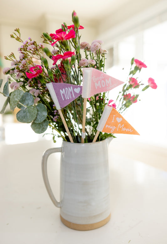 Mother's Day Tiny Flag Pennant