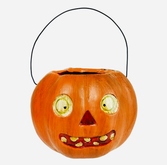 Vintage Pumpkin Basket