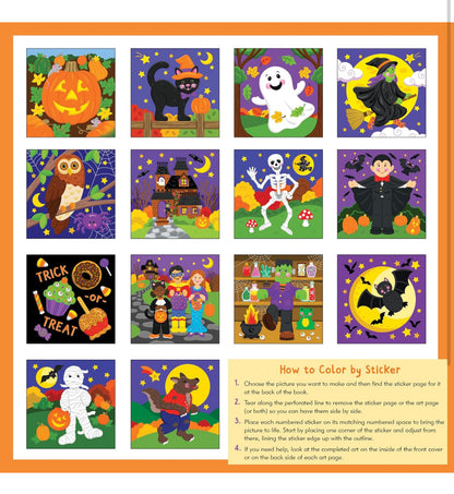 Color By Sticker Book- Halloween