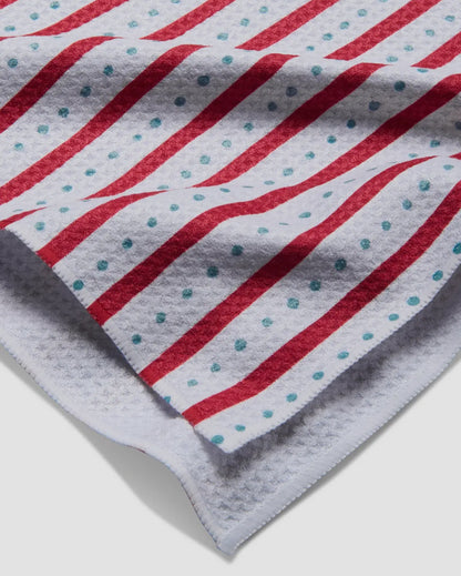 Candy Stripes Geometry Towel