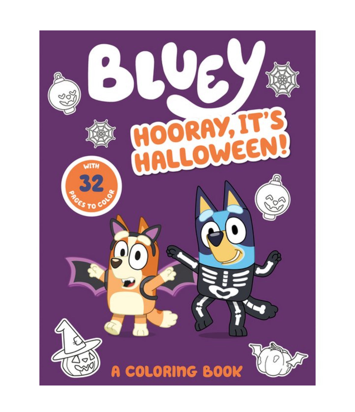 Bluey: Hooray, It's Halloween!: A Coloring Book