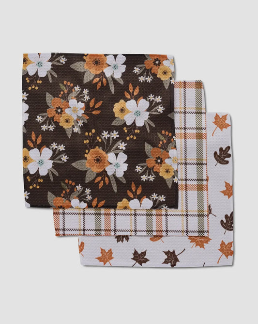 Autumnal Serenade Dishcloth Set