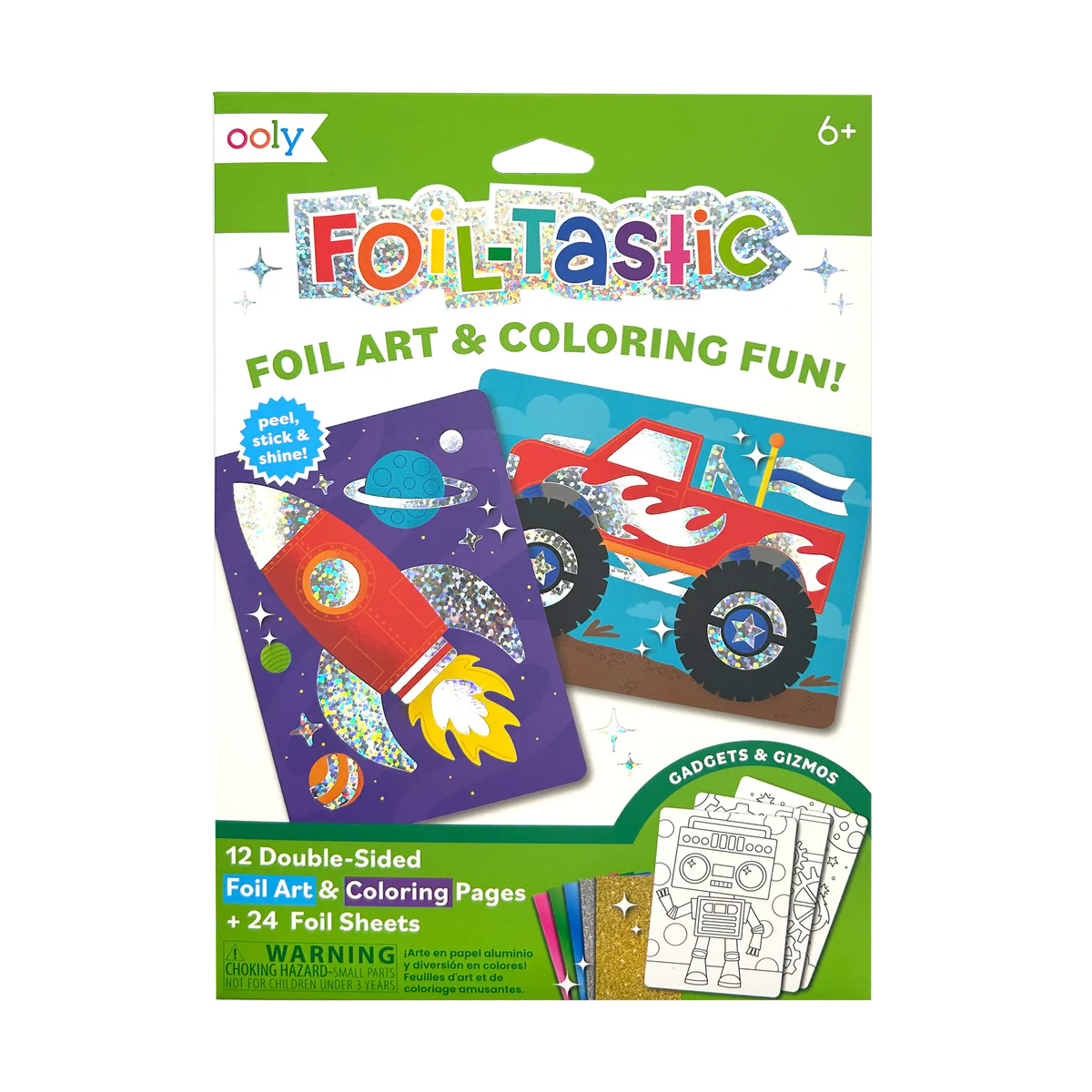 Foil-tastic Foil Art & Coloring Set- Gadgets & Gizmos