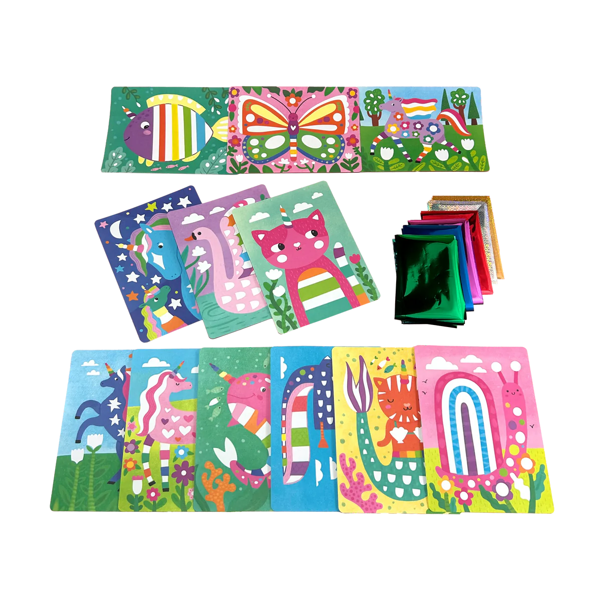 Foil-tastic Foil Art & Coloring Set- Whimsical World