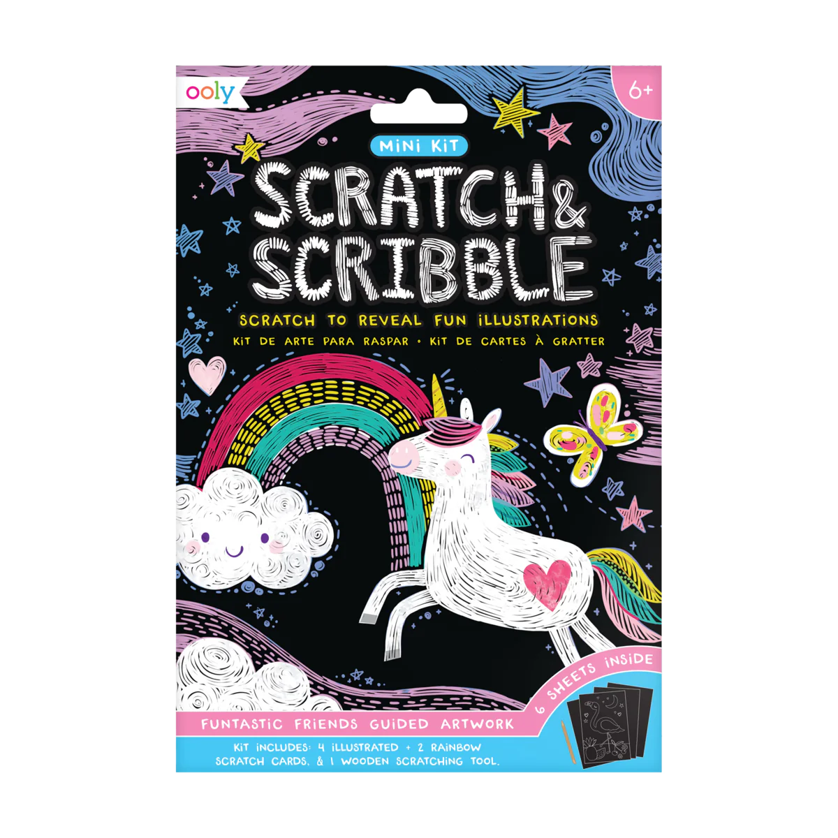 Mini Scratch & Scribble Art Kit