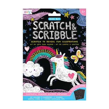 Mini Scratch & Scribble Art Kit