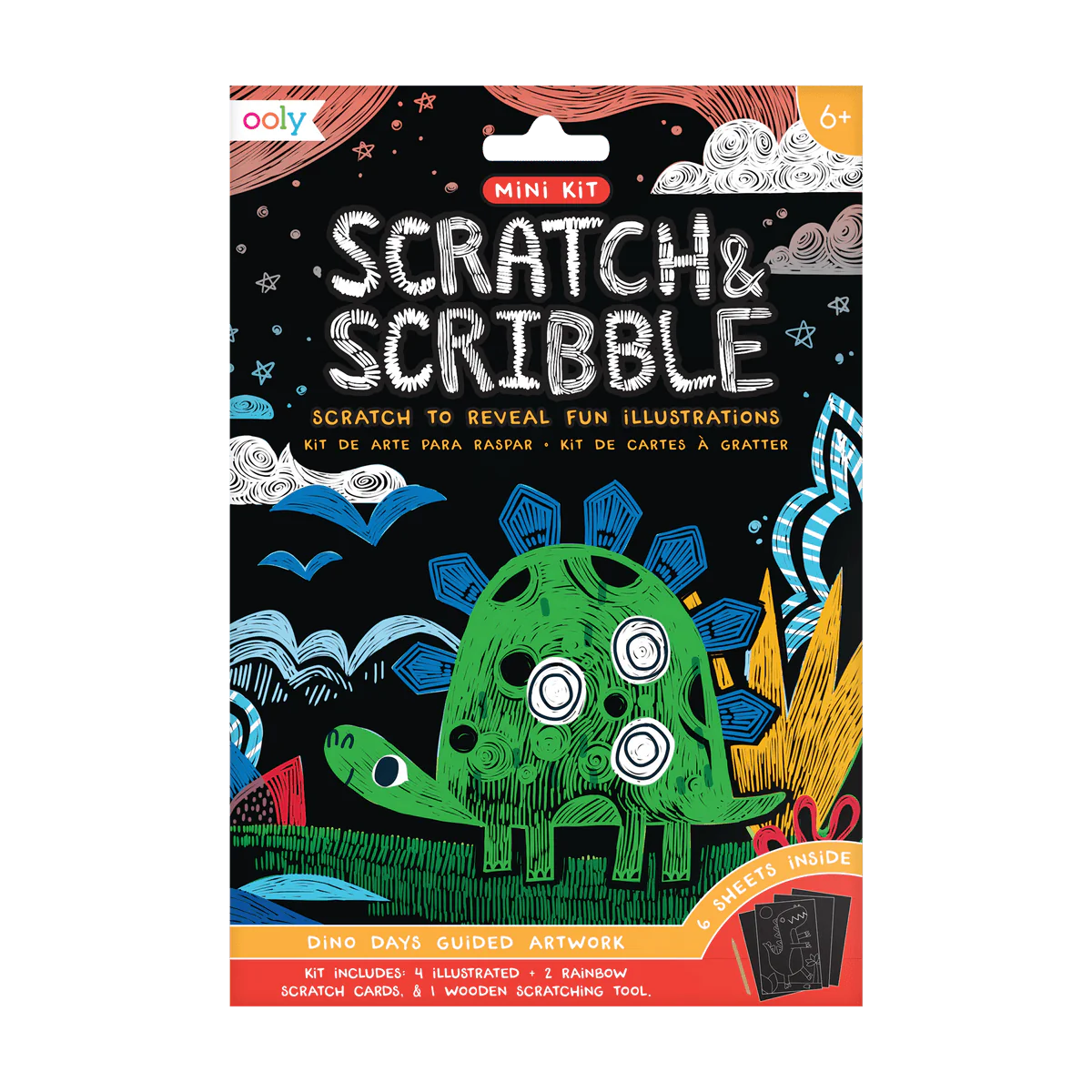 Mini Scratch & Scribble Art Kit