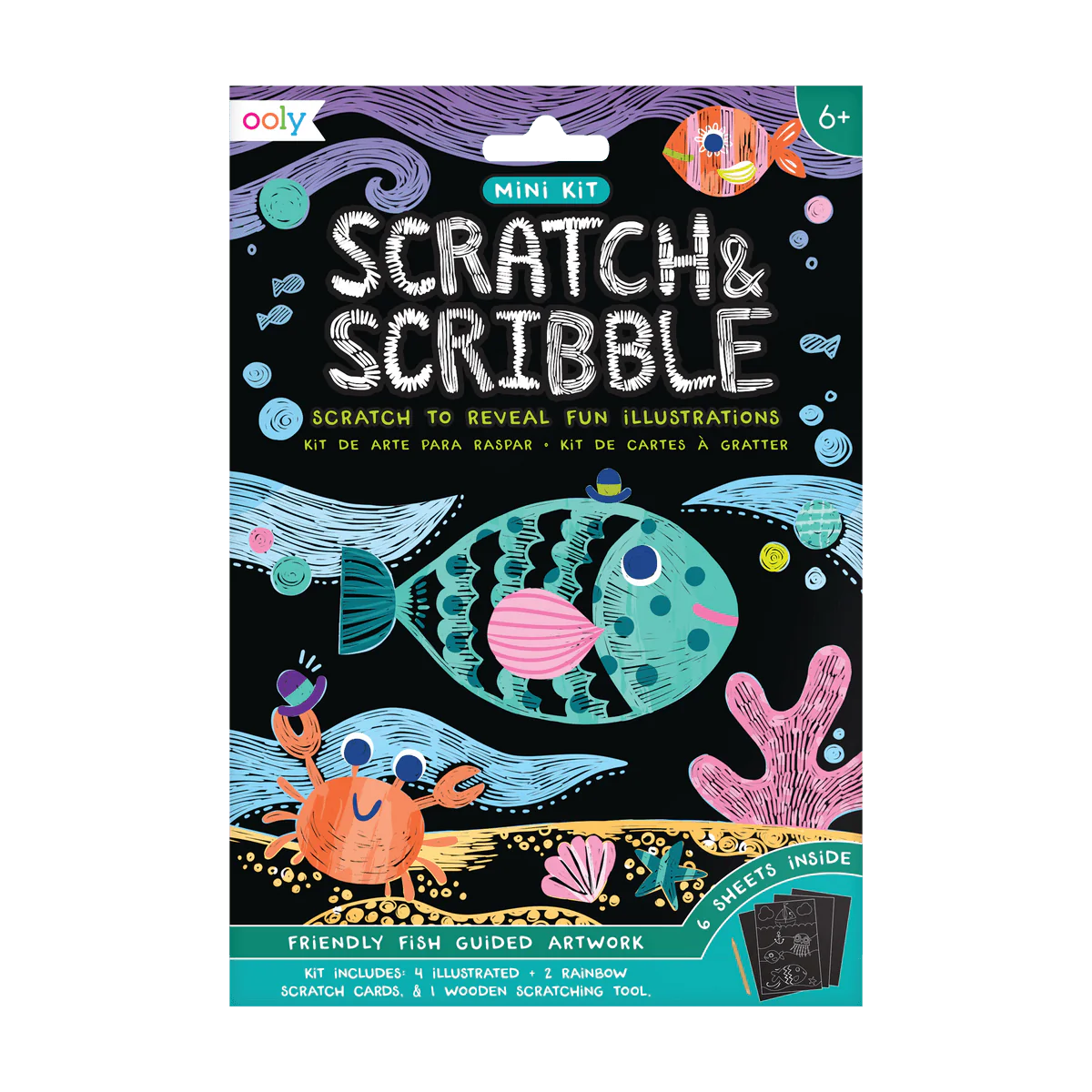 Mini Scratch & Scribble Art Kit