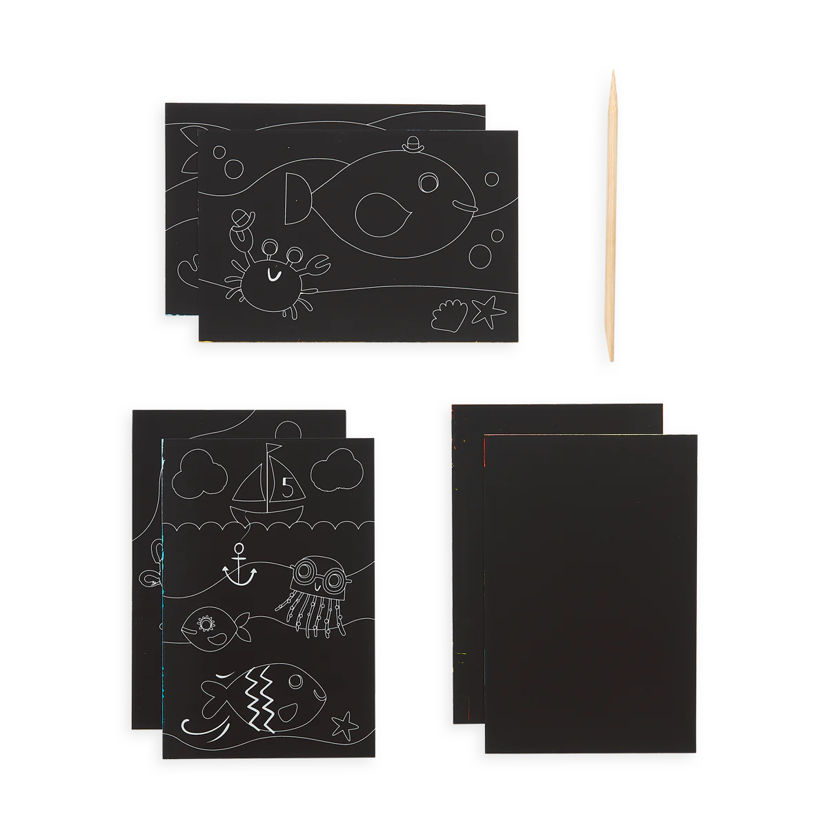 Mini Scratch & Scribble Art Kit