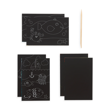 Mini Scratch & Scribble Art Kit