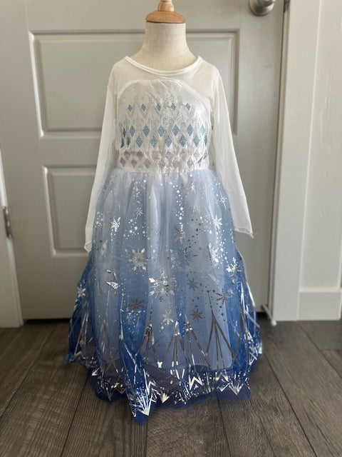 Snow Queen White Crystal Dress