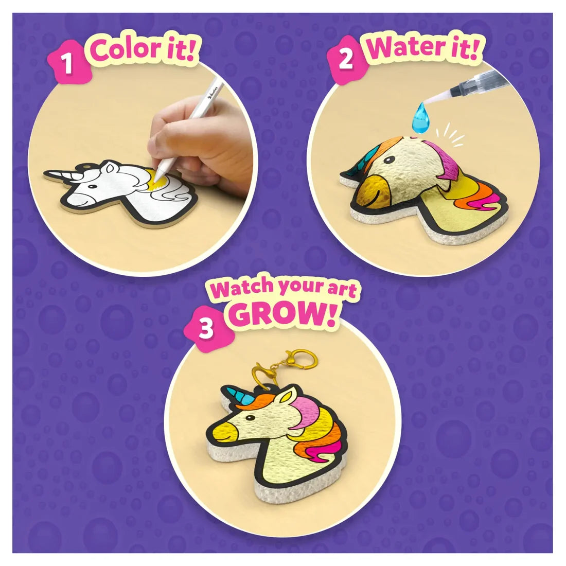 Aqua Puffs: Princesses & Unicorns | 3D Art Kit