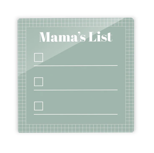 Mama's List Erasable Tile