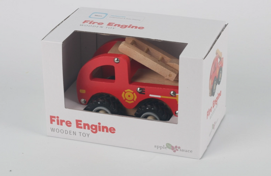 Fire Truck Wooden Toy