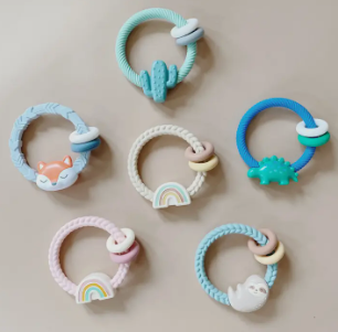 Ritzy Rattle Silicone Teether