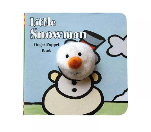 Little Snowman Finger Puppet Book