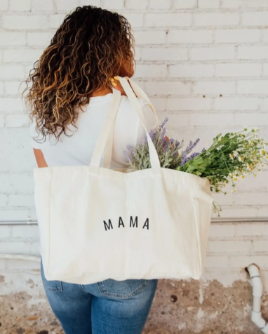 Mama Canvas Tote Bag