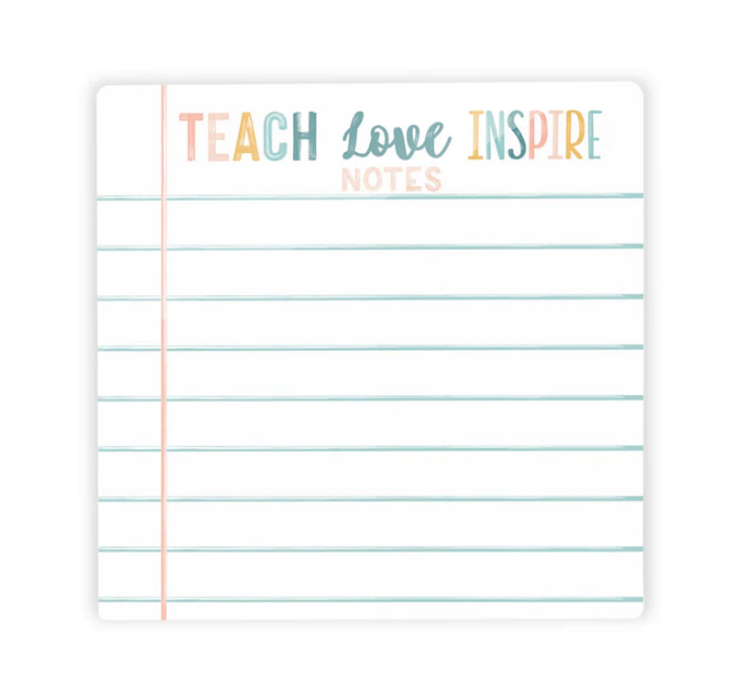 Teach, Love, Inspire Erasable Tile