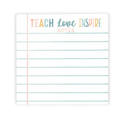 Teach, Love, Inspire Erasable Tile