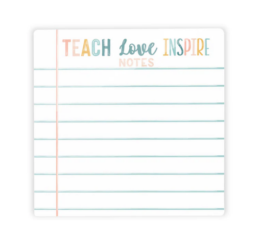 Teach, Love, Inspire Erasable Tile