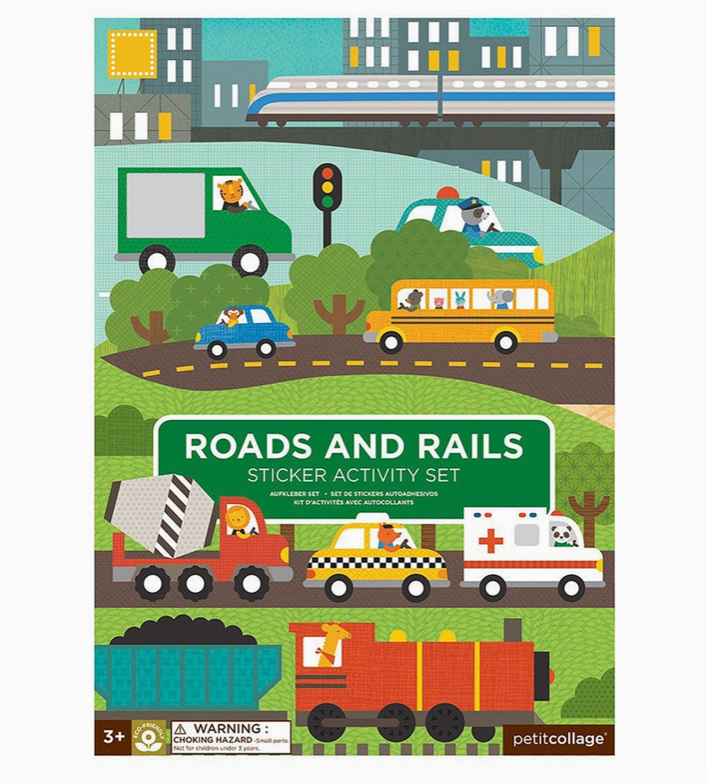 Roads & Rails Sticker Activity Set`