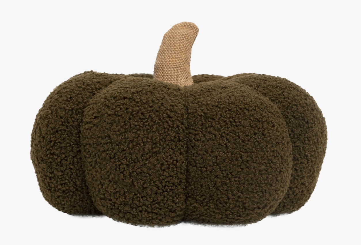 Sherpa Pumpkin Pillow