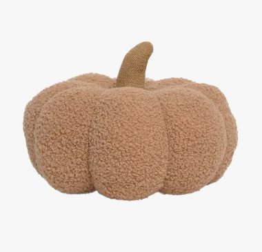 Sherpa Pumpkin Pillow