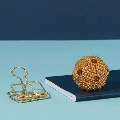 Luxe Gold Speks Mini Magnet Balls