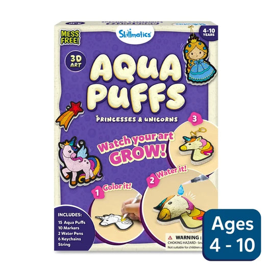 Aqua Puffs: Princesses & Unicorns | 3D Art Kit