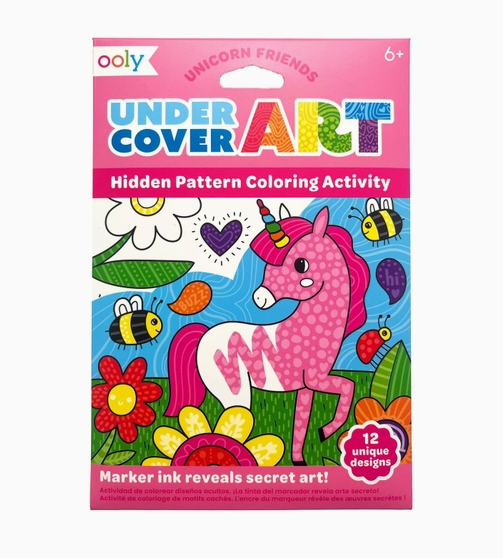 Undercover Art Coloring Activity Cards