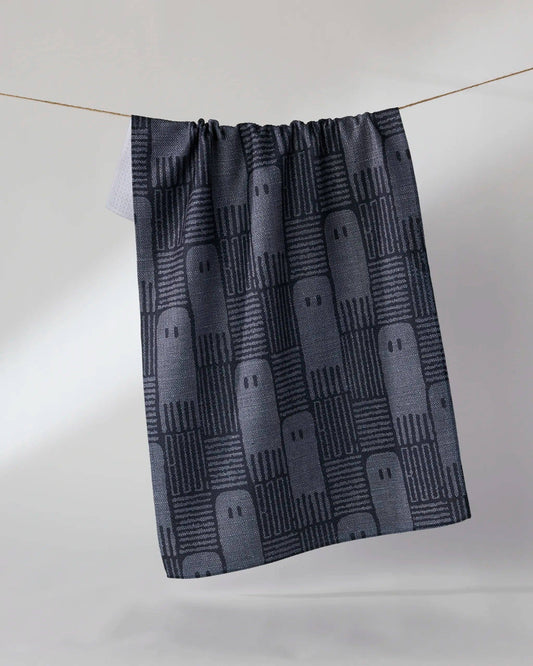 Hide and Shriek Geometry Tea Towel