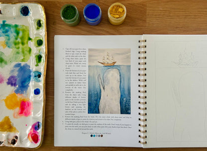 Bookish Watercolor Workbook