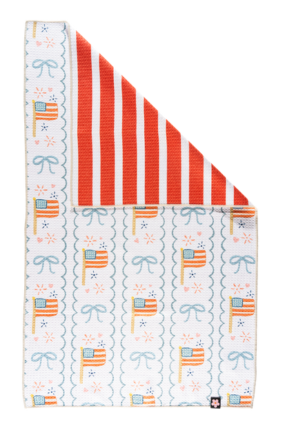 Old Glory Tea Towel
