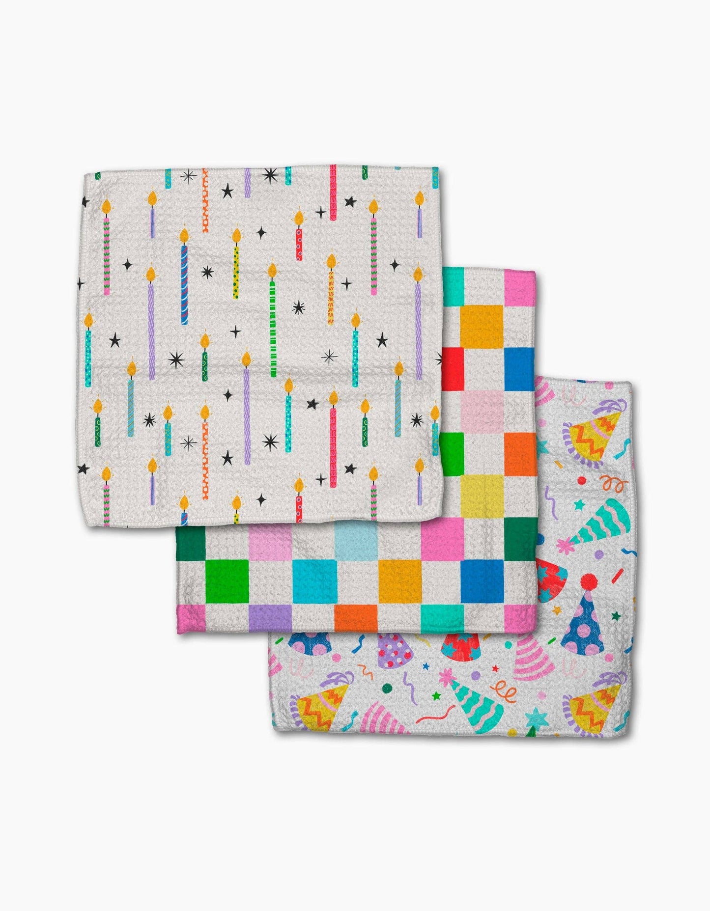 Party Pop Geometry Dishcloth Set