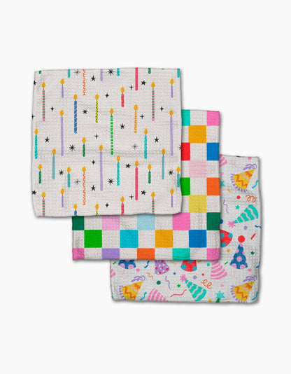 Party Pop Geometry Dishcloth Set