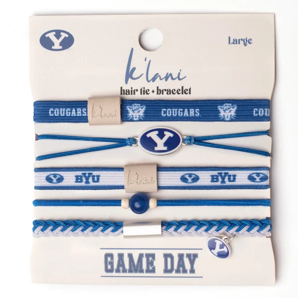 BYU Cougars Hair Tie Bracelets