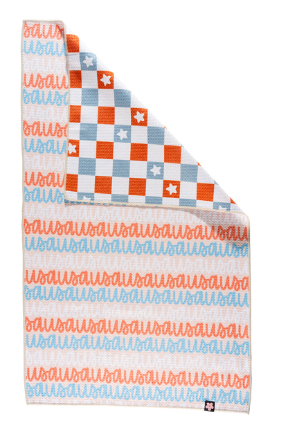 Patriot Plaid Tea Towel
