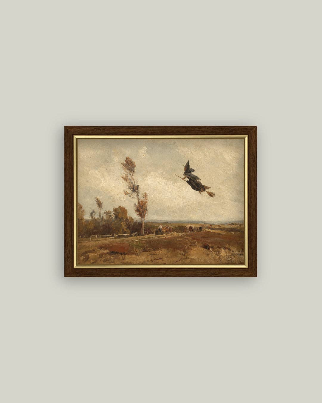 Witch Over an Autumn Sky