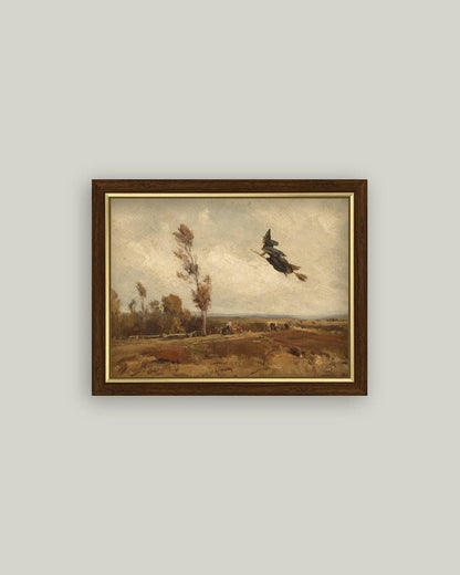 Witch Over an Autumn Sky
