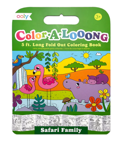 Color-a-Looong Fold Out Kids Coloring Book