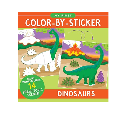 Color By Sticker: Dinosaur