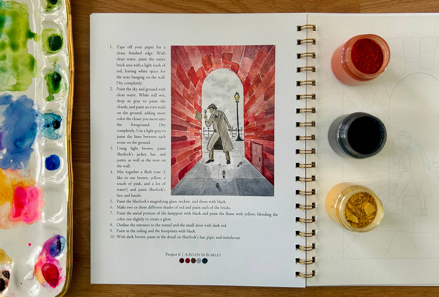 Bookish Watercolor Workbook