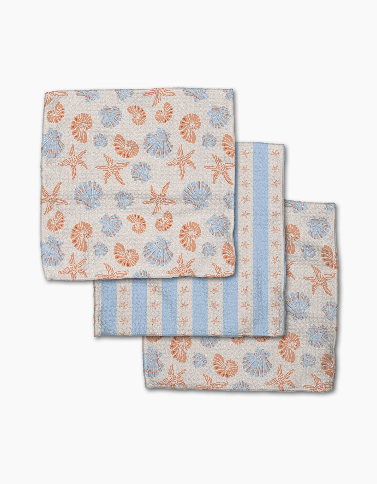 At Sea Geometry Dishcloth Set