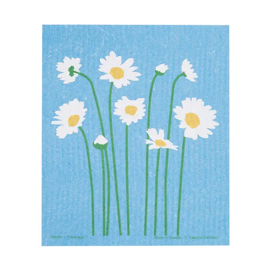 Daisy Garden Swedish Dishcloth