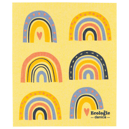 Rainbows Swedish Dishcloth