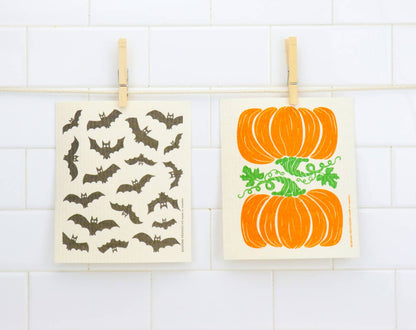 Bats Swedish Dishcloth