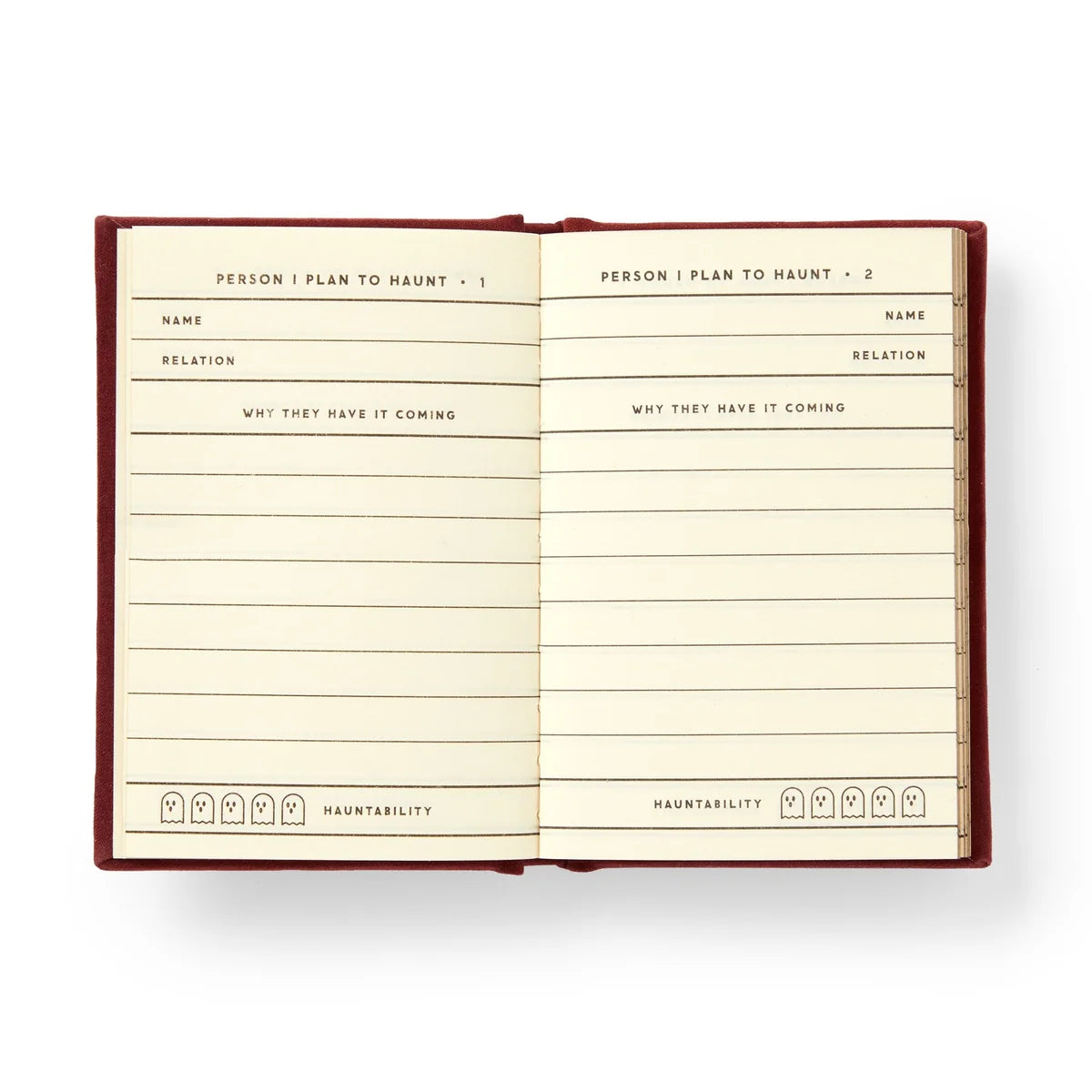 People I Plan To Haunt Tiny Diary