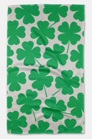 Irish Fields Geometry Towel